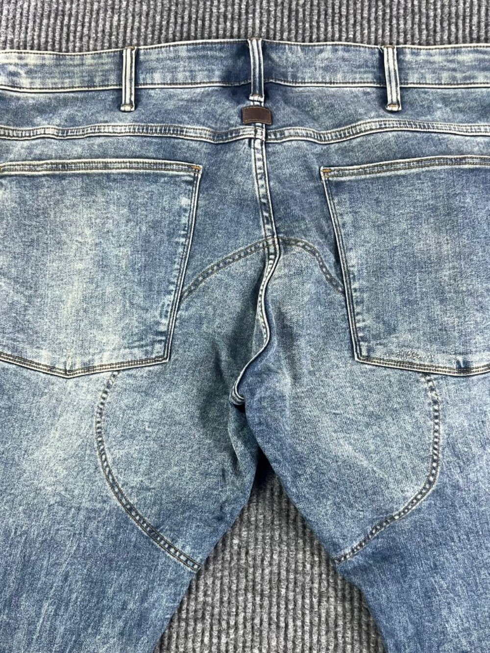 G Star Raw 5620 3D Skinny Zip Knee Jeans Mens 40x32 Denim - Picture 11 of 15